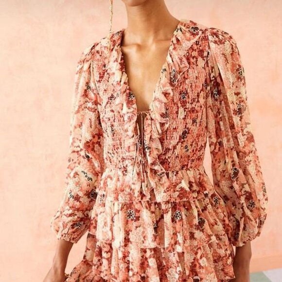 Ulla Johnson Tamara Silk Mini Dress Sz10 $695 price tag attached Brand New tags - Picture 4 of 9